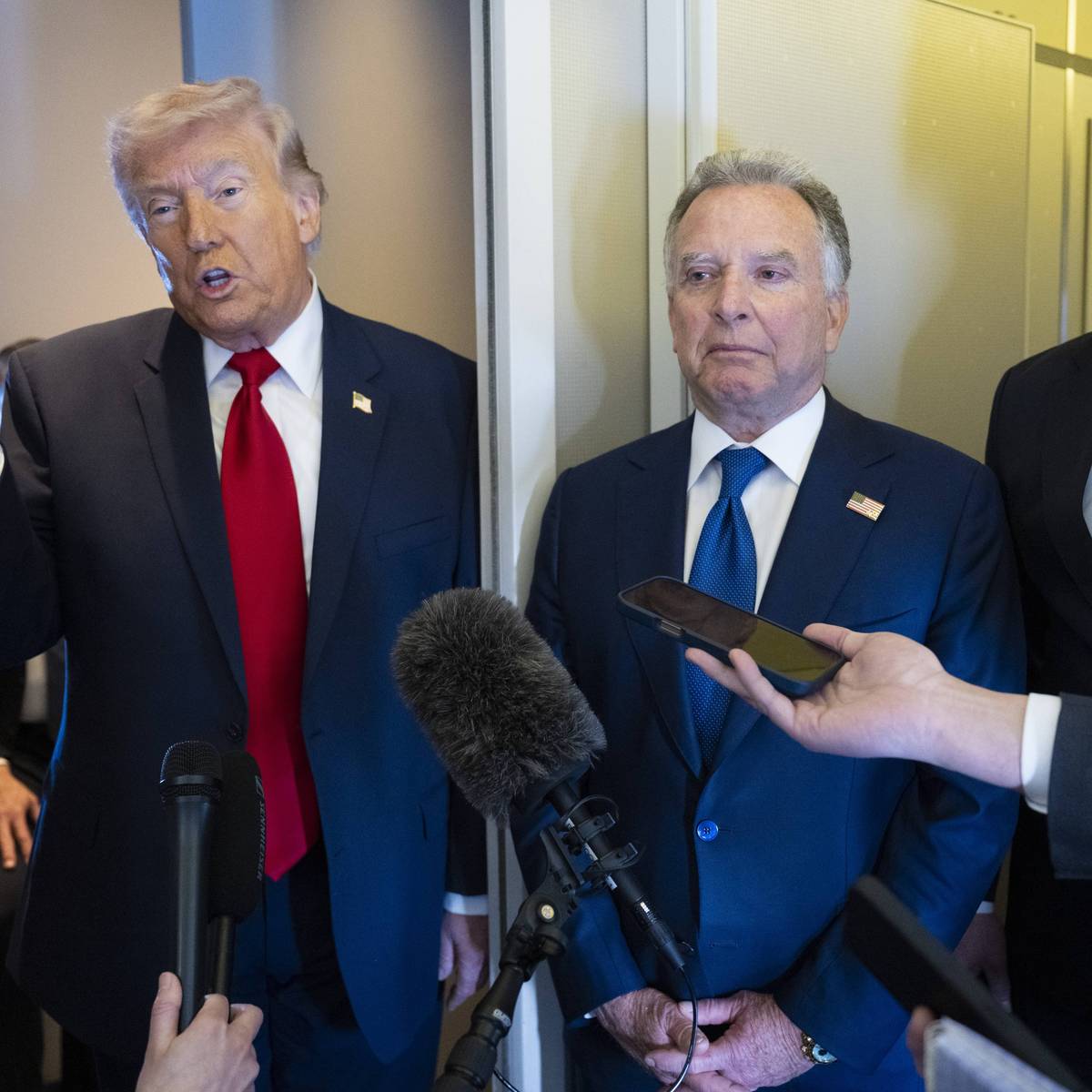 President Trump Spends Weekend At Mar-a-Lago Resort In Florida