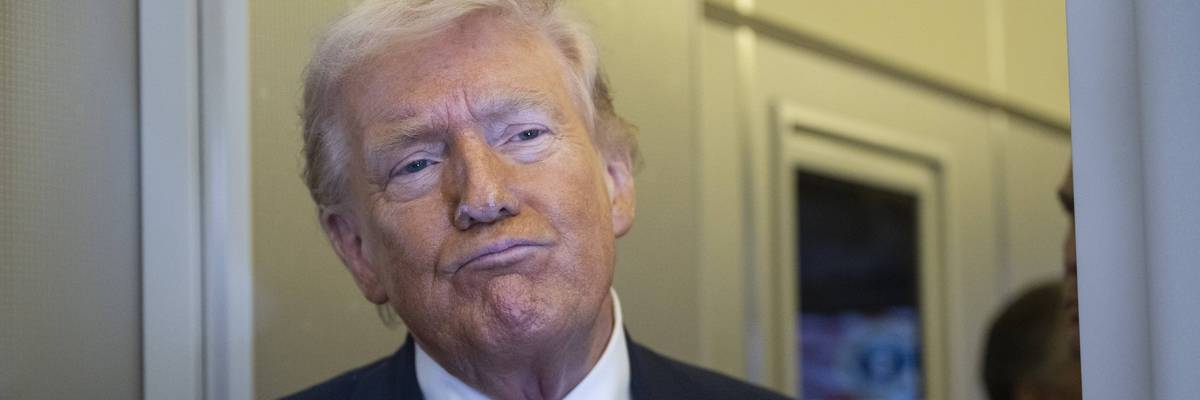 President Trump Spends Weekend At Mar-a-Lago Resort In Florida