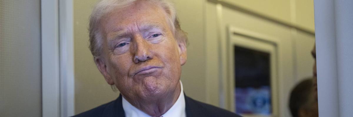 President Trump Spends Weekend At Mar-a-Lago Resort In Florida