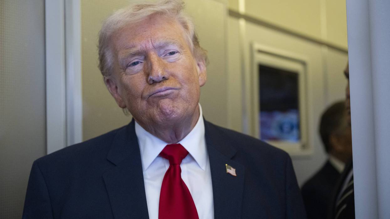 President Trump Spends Weekend At Mar-a-Lago Resort In Florida