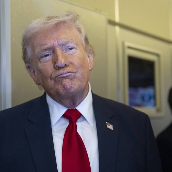 President Trump Spends Weekend At Mar-a-Lago Resort In Florida