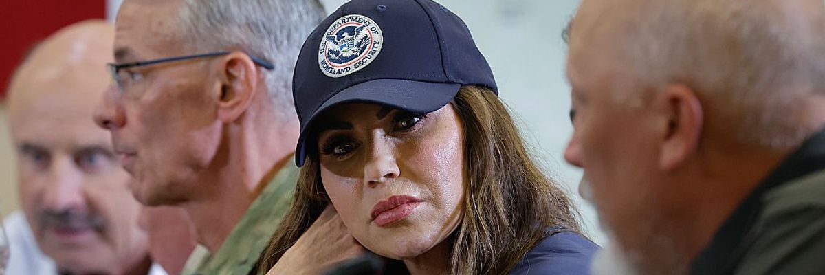 President Trump Tours Devastation In Texas After Deadly Flash Flooding