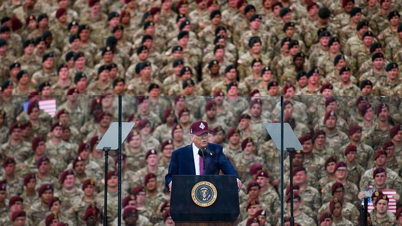 President Trump Visits Fort Bragg To Honor U.S. Forces