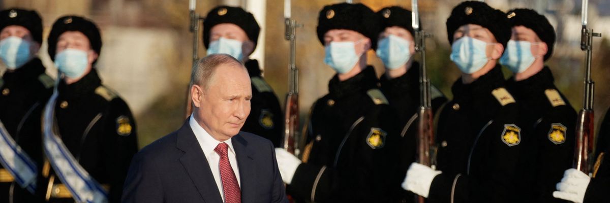 President Vladimir Putin in Crimea