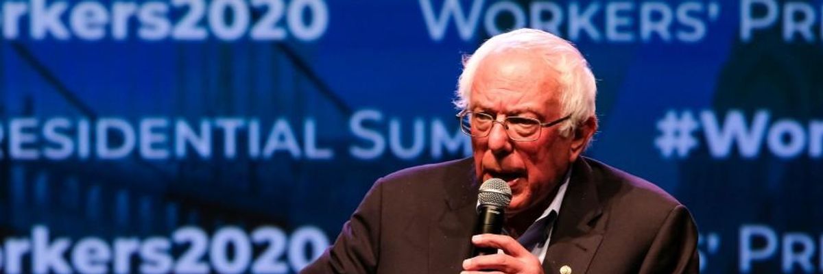 Bernie Sanders Says Apple's $2.5 Billion Home Loan Program a Distraction From Hundreds of Billions in Tax Avoidance That Created California Housing Crisis