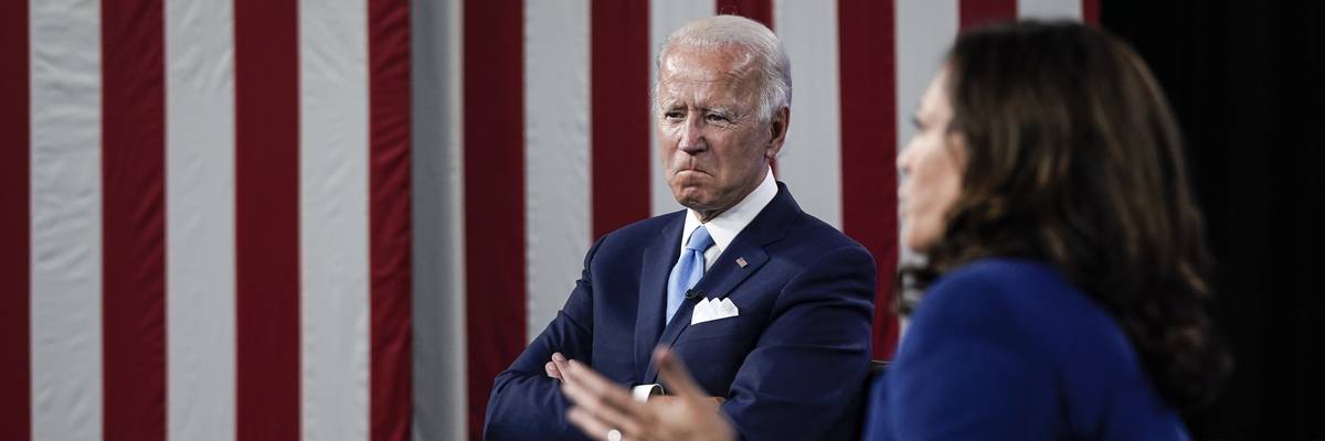 Presidential Candidate Joe Biden And New Running Mate Kamala Harris Hold Fundraiser In Delaware