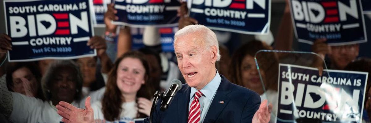 Presidential Candidate Joe Biden Holds Rally In SC On Night Of NH Primary