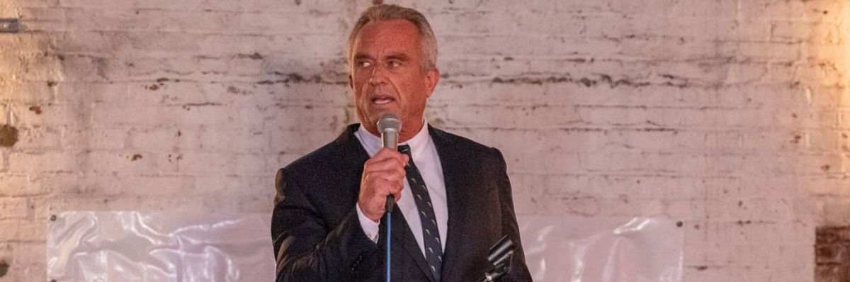 Presidential Candidate Robert F. Kennedy, Jr. Holds Meet & Greet Event In New York City