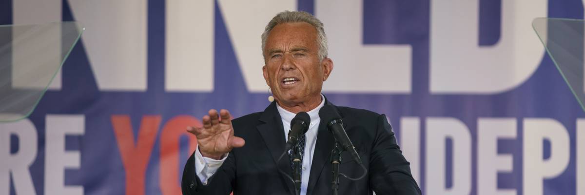 Presidential candidate Robert F. Kennedy Jr. makes a campaign announcement