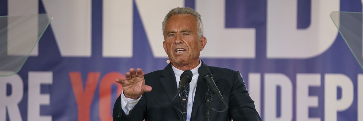 Presidential candidate Robert F. Kennedy Jr. makes a campaign announcement
