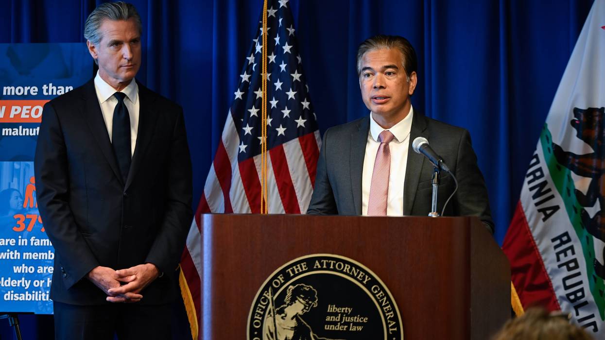 Press conference of Governor Newsom and Attorney General Bonta to legal action against Trump administration
