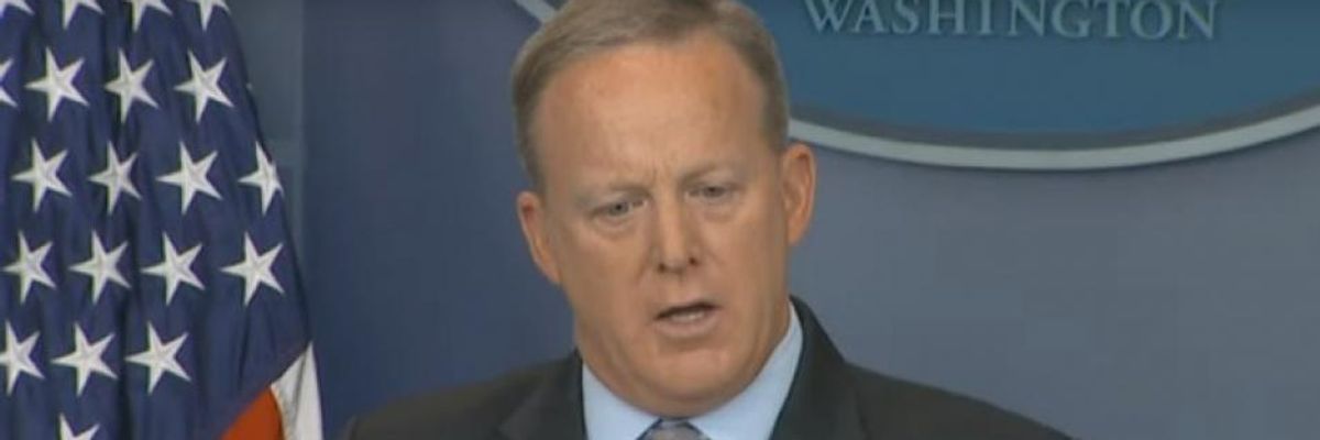 Spicer Confirms White House Actively Planning Attack on Press Freedoms