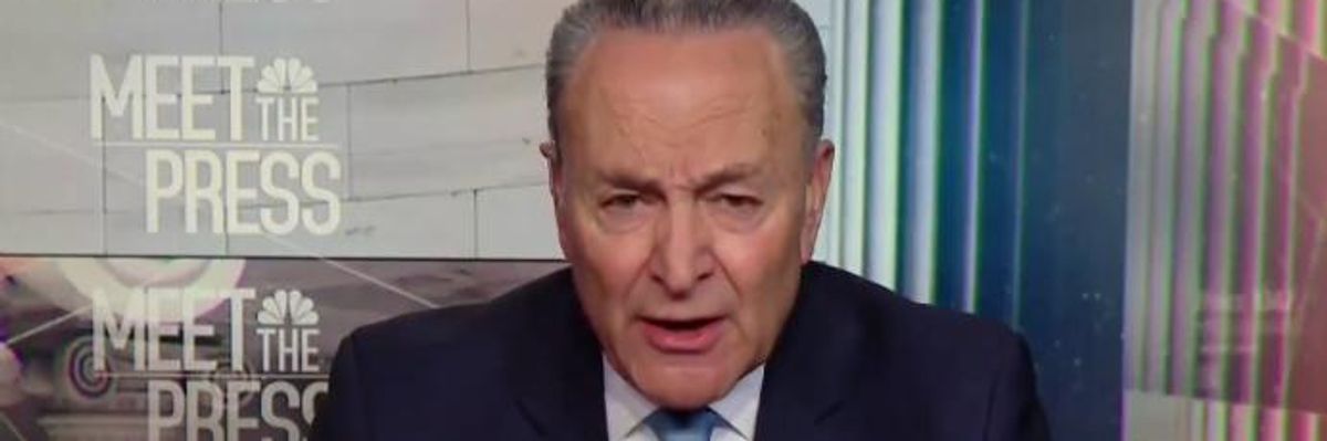 'Not the Kind of Moral Leadership We Need': Critics Pounce After Schumer Refuses to Back Medicare for All