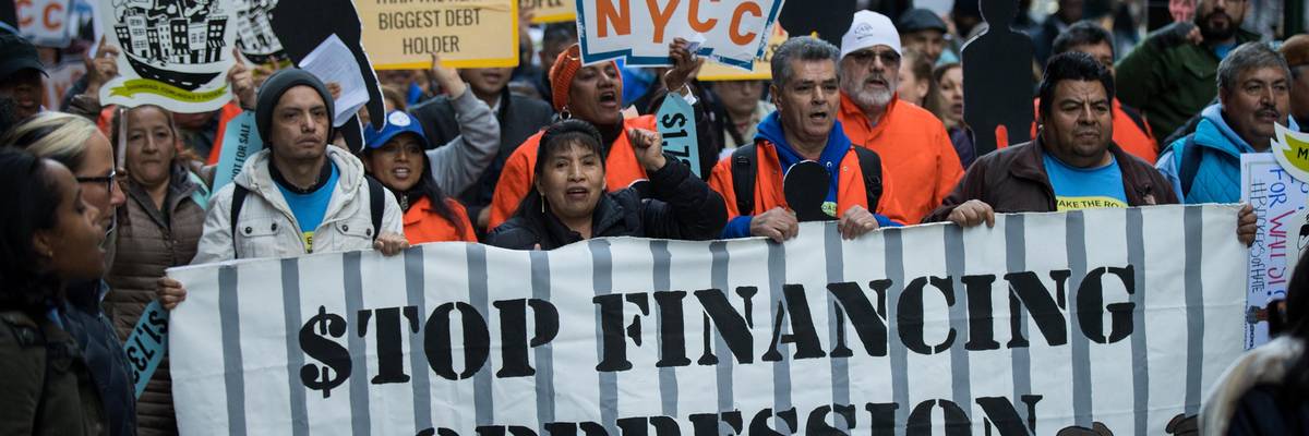 prison profiteering protest