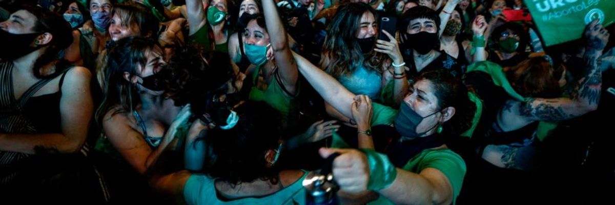 'We Did It!': Eruption of Joy as Argentine Senate Passes Bill to Legalize Abortion