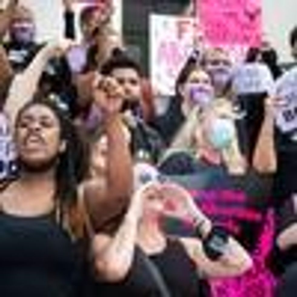 pro-choice demonstration in Florida