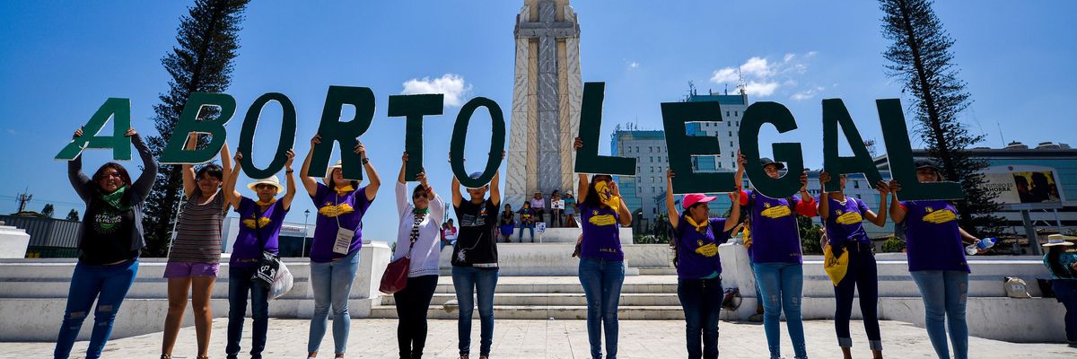 Pro choice protest in El Salvador