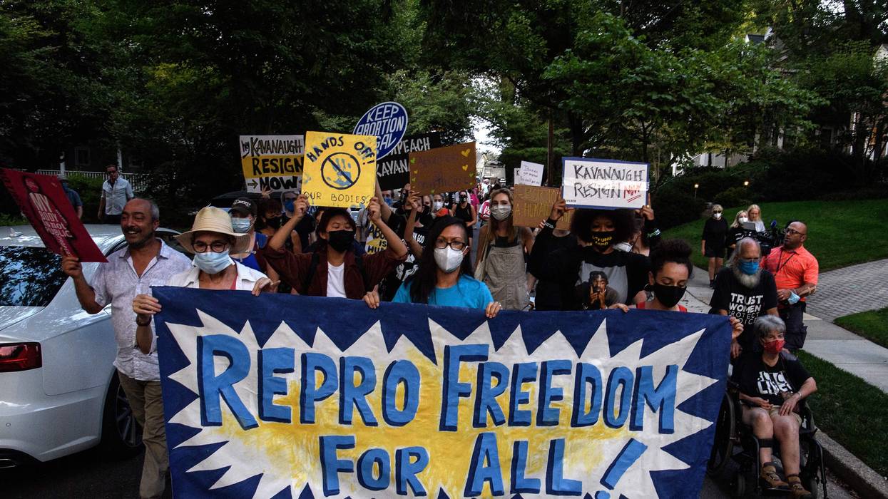 Pro-choice rally near Justice Kavanaugh home