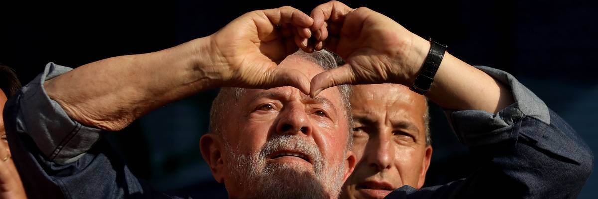 Pro-Lula Demonstration On Labour Day