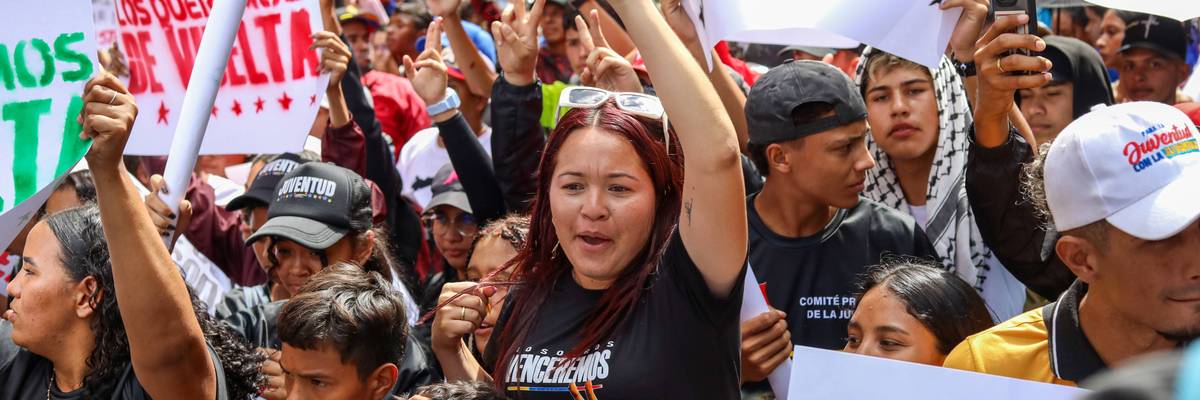 Pro-Maduro demonstration in Caracas