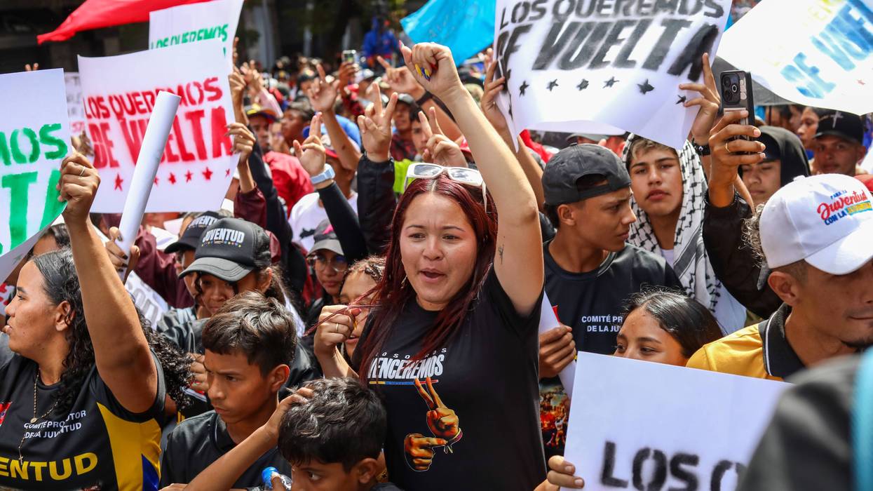 Pro-Maduro demonstration in Caracas