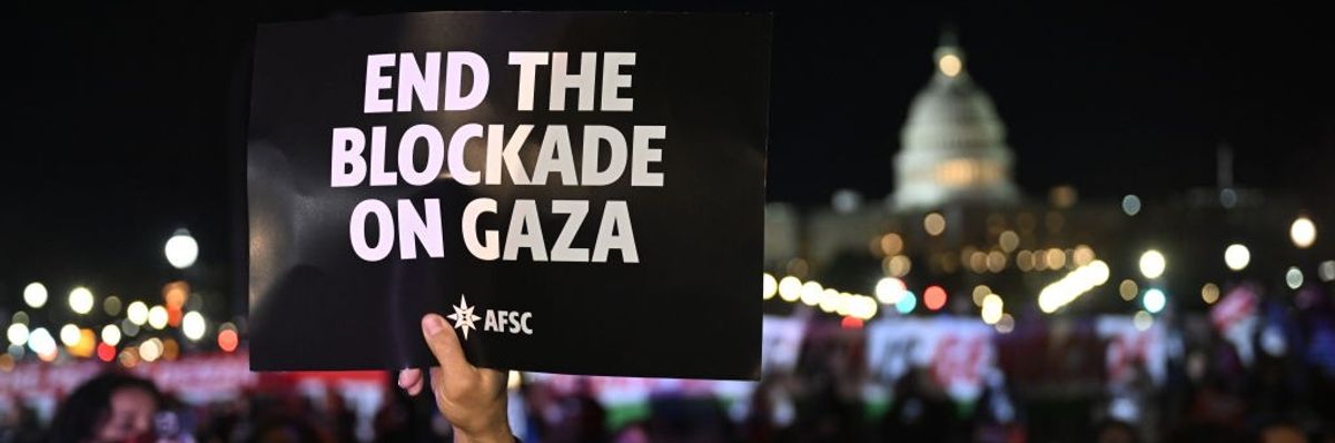 Pro-Palestine activists block key roadway as Biden prepares for State of the Union