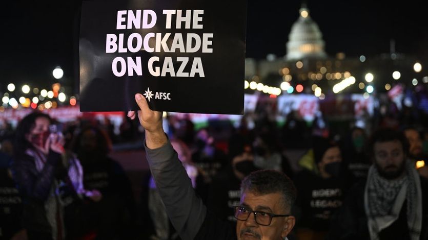 Pro-Palestine activists block key roadway as Biden prepares for State of the Union