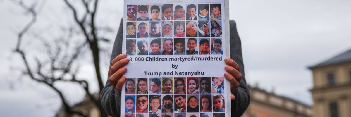 Pro-Palestine Demonstration In Krakow, Poland