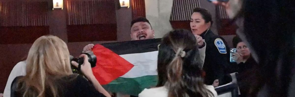 Pro-Palestine protesters interrupt Biden over a dozen times at campaign rally