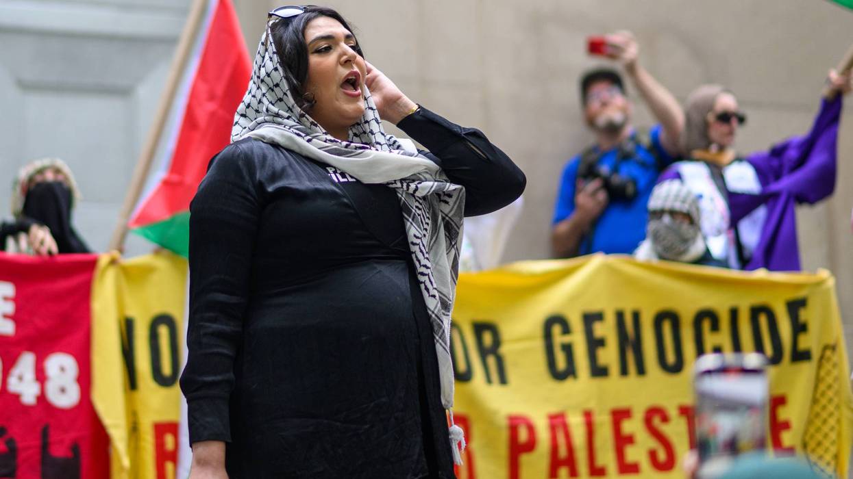 Pro-Palestinian Activists Protest On Nakba Day In New York City