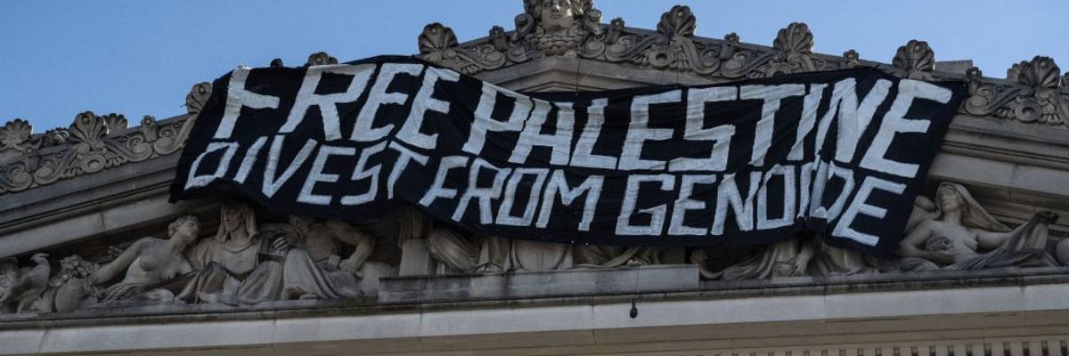 Pro-Palestinian Demonstrators Rally In Brooklyn