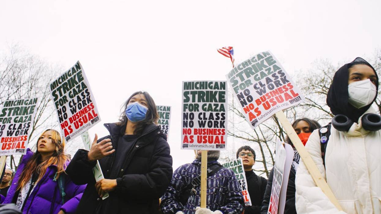 Pro-Palestinian protest held at University of Michigan