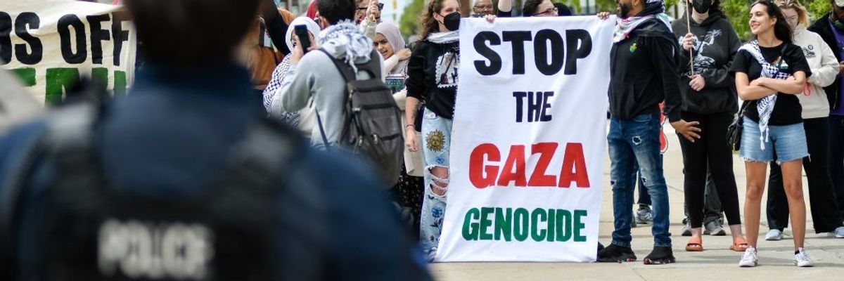 Pro-Palestinian protest in Michigan