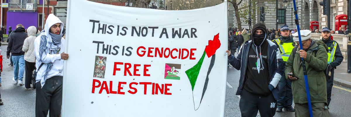 Pro-Palestinian protesters