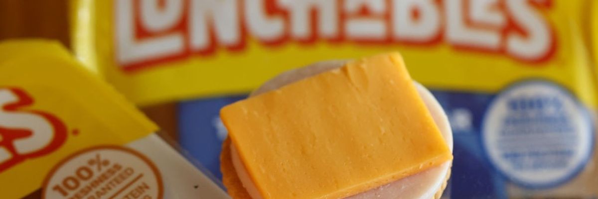 Processed foods like Lunchables