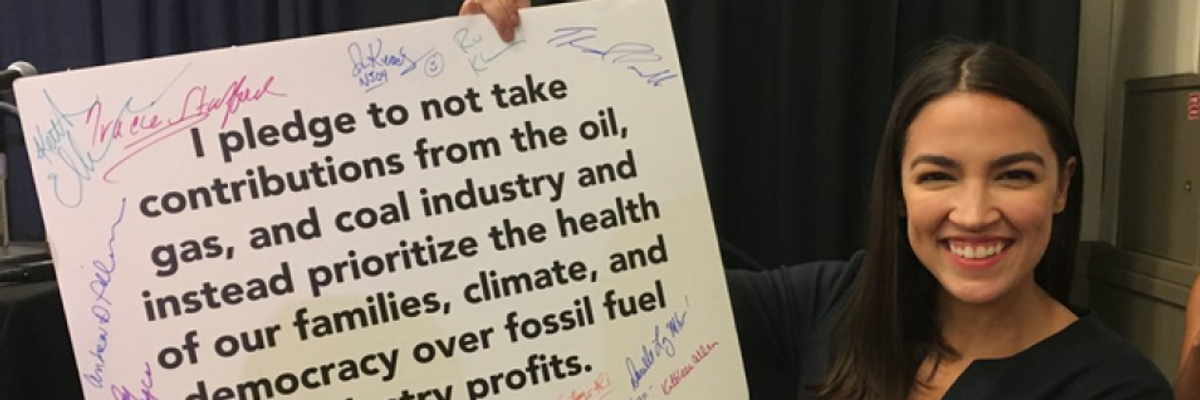 Ocasio-Cortez's "Audacious and Bold" Commitment to Climate Action Is Just What the Planet--and the Democrats--Need