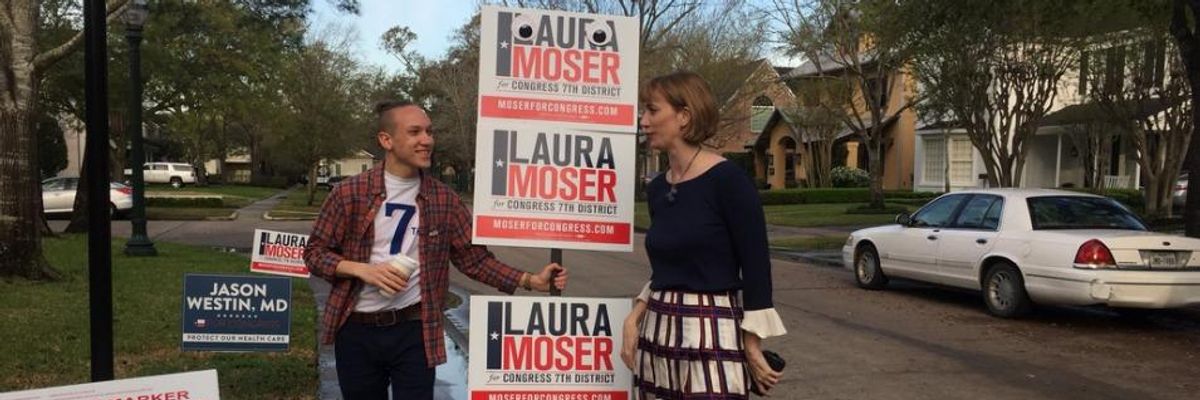 Despite Attack by Party Establishment at DCCC, Progressive Democrat Laura Moser Advances to Texas Run-Off