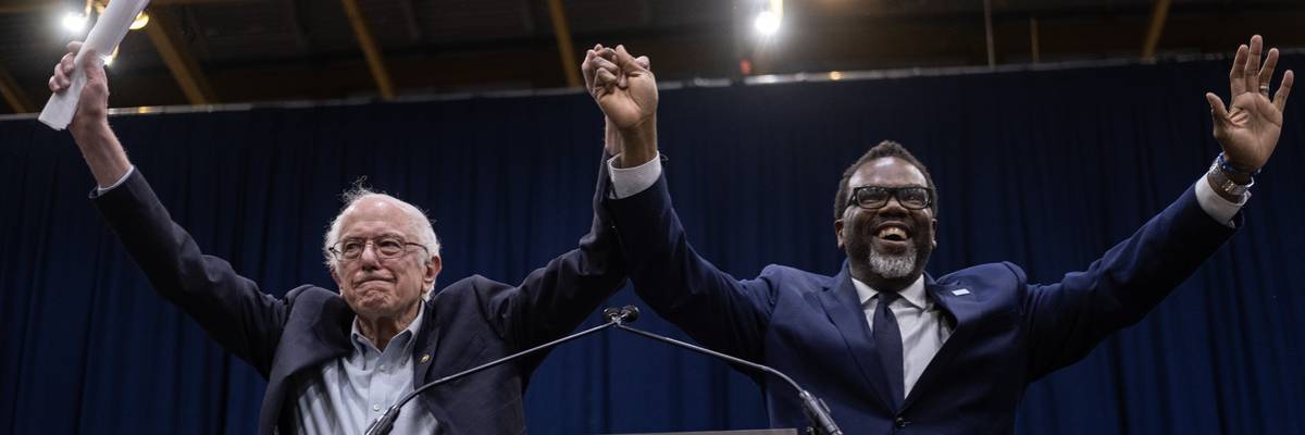 'They Have a Lot of Money... We Have the People': Sanders Rallies for Brandon Johnson in Chicago