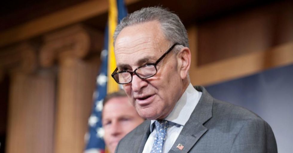 Progressives are pressuring Senate Minority Leader Chuck Schumer to rally Democrats to block a vote on a new Supreme Court justice before the November midterms. (Photo: Senate Democrats/Flickr/cc)