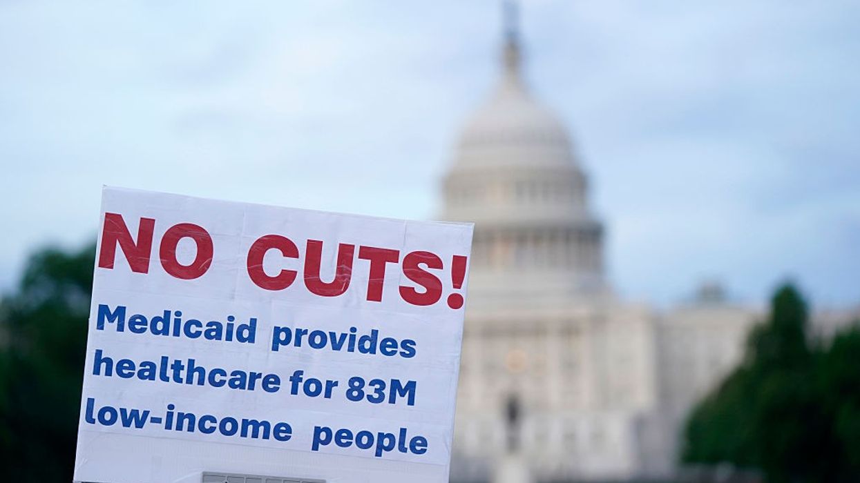 Protect Medicaid Lights Up Capitol Amid Budget Showdown