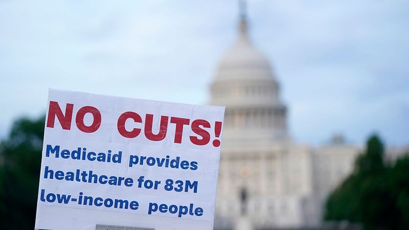 Protect Medicaid Lights Up Capitol Amid Budget Showdown