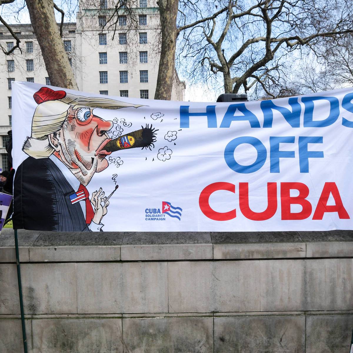 protest against American action in Venezuela, Cuba