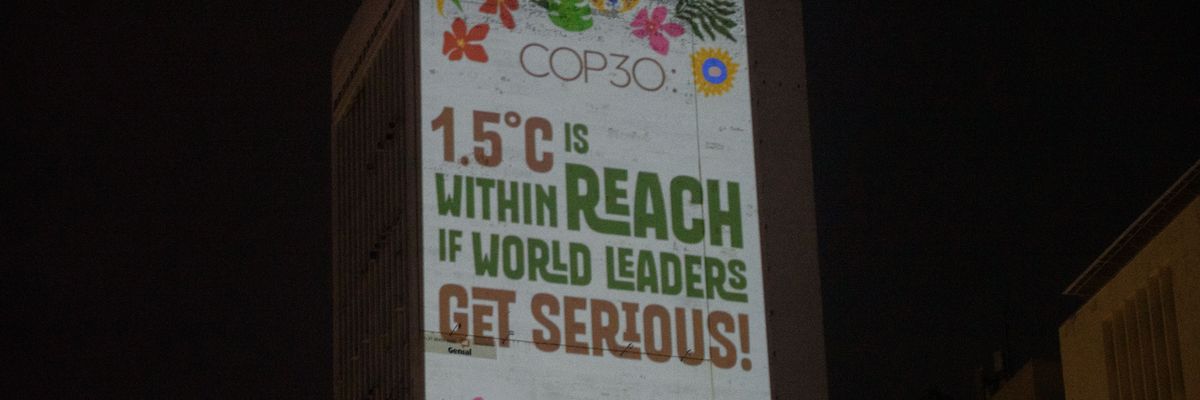 Protest against COP30 in Rio de Janeiro