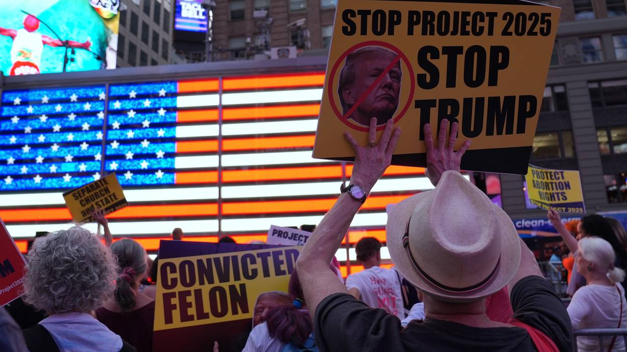 Protest against Donald Trump and Project 2025