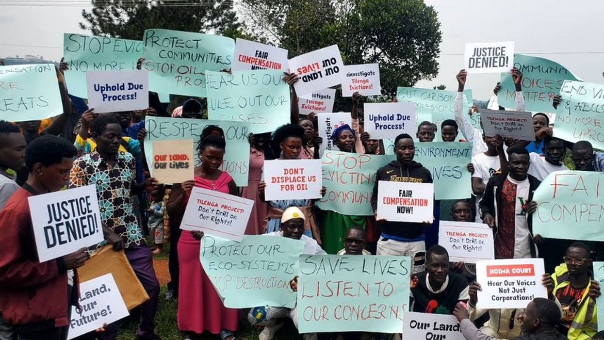 Protest against EACOP