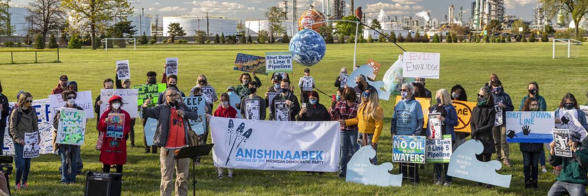 Protest against Line 5