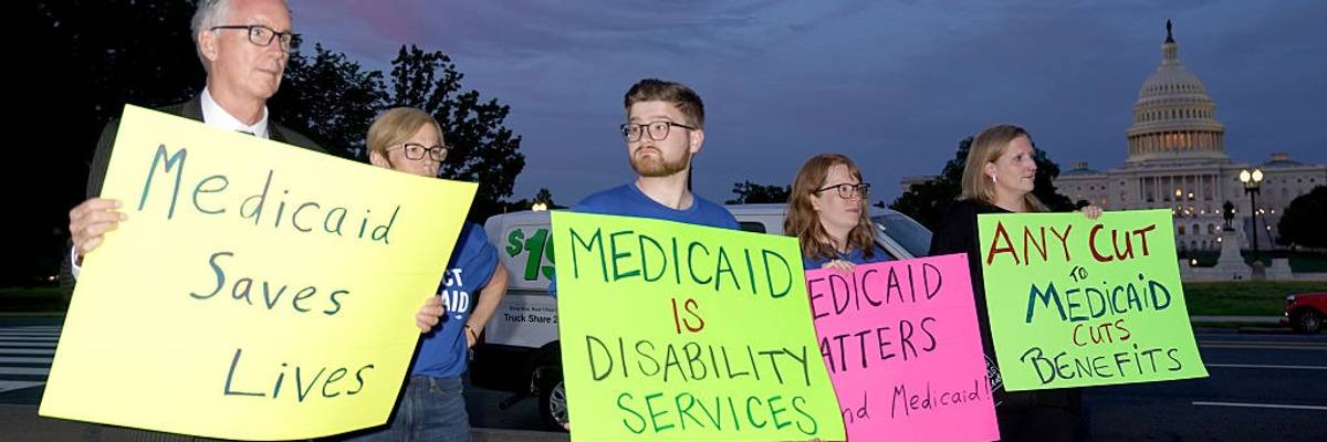 Protest against Medicaid cuts