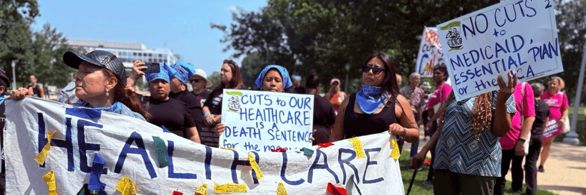 Protest against Medicaid cuts