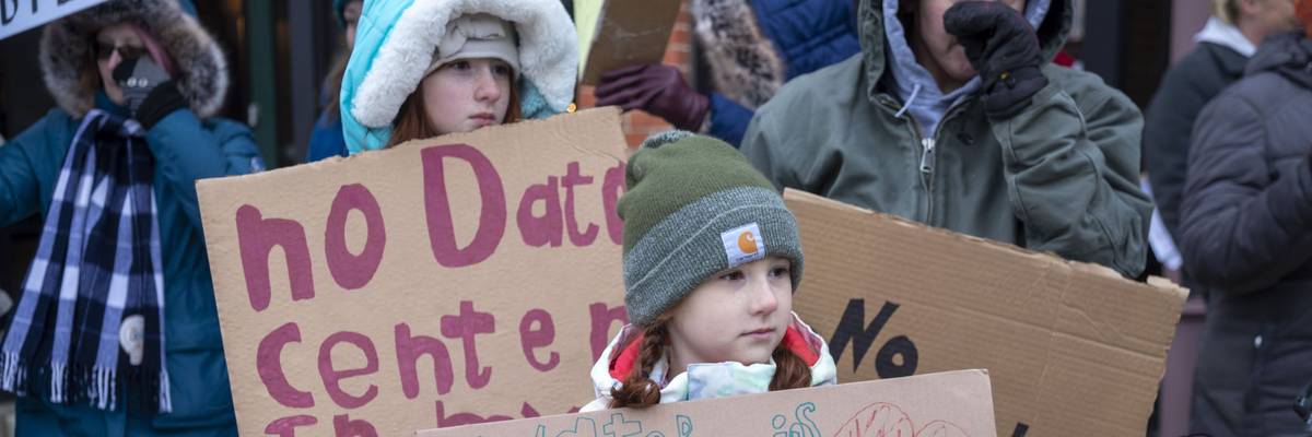 Protest Against Michigan Data Center