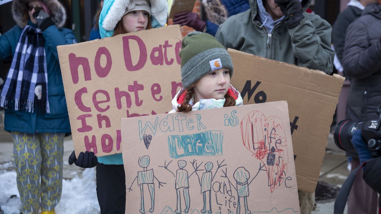 Protest Against Michigan Data Center